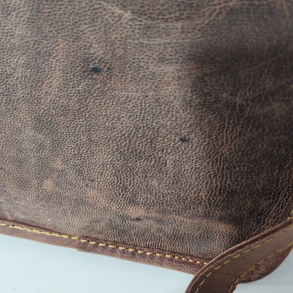 Le Papillon Brown Faux Leather Crossbody Messenger Bag Purse Handbag NEW - Picture 11 of 11